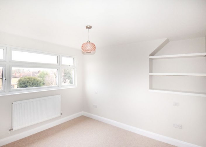 bedroom fitted to loft conversion in Barnet